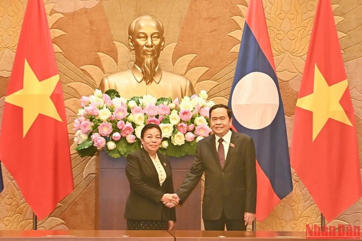 Укрепление отношений великой дружбы, особой солидарности и всеобъемлющего сотрудничества между Вьетнамом и Лаосом  - ảnh 1