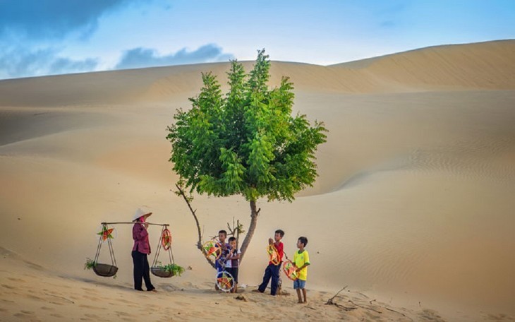 Красота песчаных дюн в южной провинции Ниньтхуан - ảnh 7