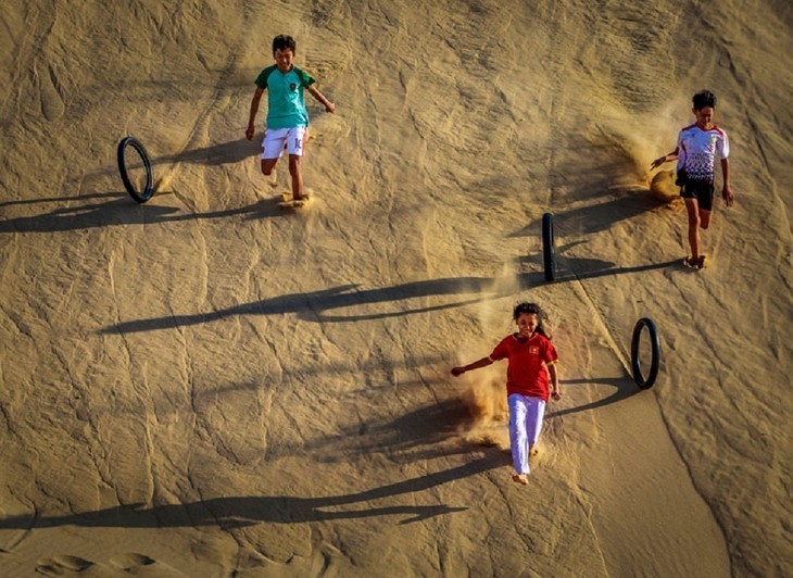 Красота песчаных дюн в южной провинции Ниньтхуан - ảnh 9