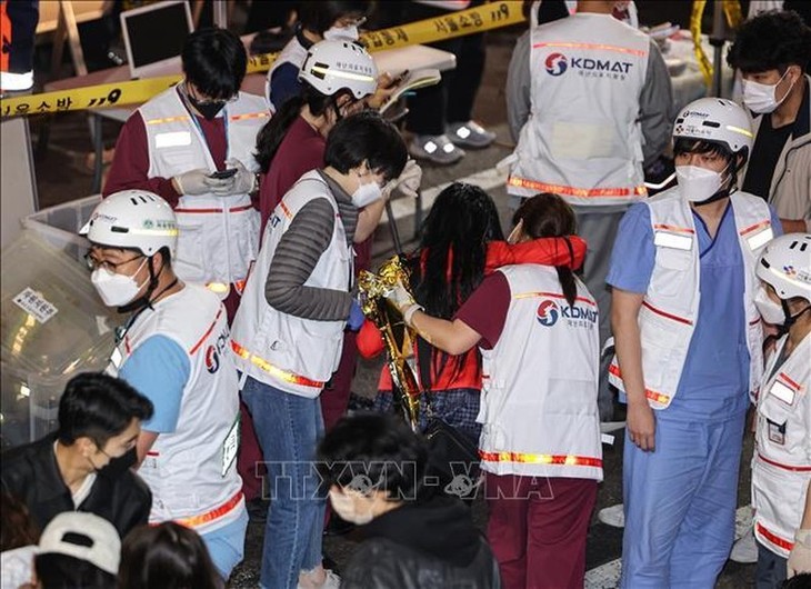 Администрация Сеула обсудила меры помощи семьям жертв давки  - ảnh 1