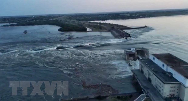 ООН предупредила о катастрофе в связи с обрушением плотины гидроэлектростанции в Украине - ảnh 1