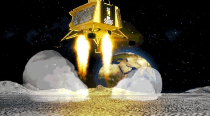 Посадочный модуль индийской станции “Чандраян-3” прилунился на поверхности Луны - ảnh 1
