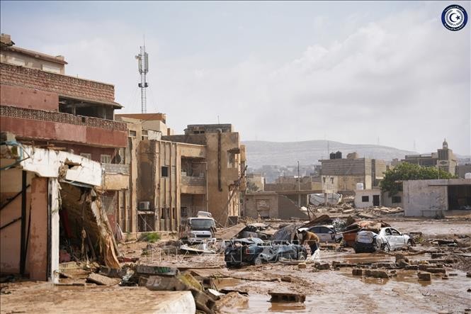 Телеграммы с соболезнованиями в связи с ущербом, нанесенным ураганом в Ливии - ảnh 1