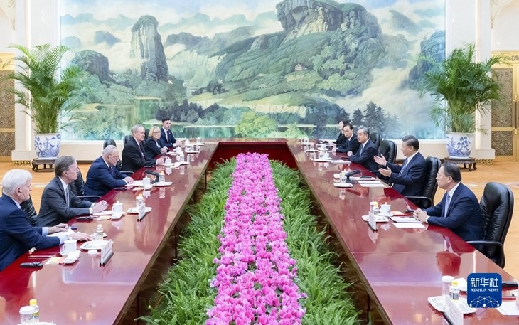 Председатель КНР Си Цзиньпин: китайско-американские отношения являются наиболее важными двусторонними отношениями - ảnh 1