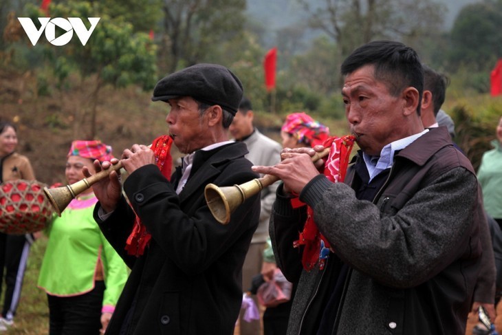 Церемония встречи невесты народности  Зяй в провинции Лайчау - ảnh 8