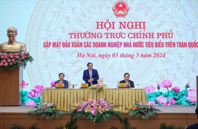 Премьер-министр Вьетнама провел встречу с представителями лучших госпредприятий  - ảnh 1