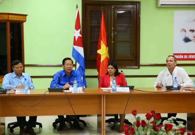 Youths of Vietnam, Cuba strengthen friendship - ảnh 1