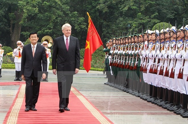 Iceland’s President ends visit to Vietnam - ảnh 1