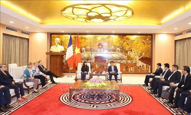 Hanoi, France strengthen cooperation in infrastructure construction - ảnh 1