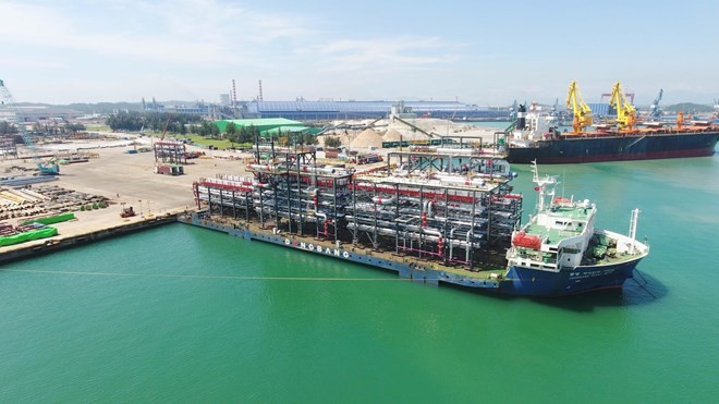 Doosan Vina exports 12 giant modules to UAE - ảnh 1