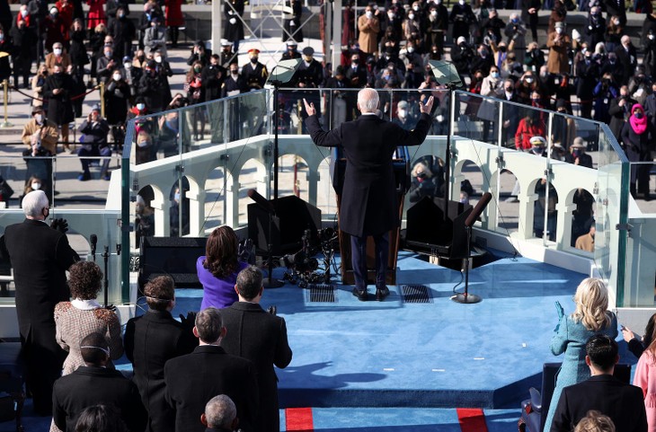 Photos of Joe Biden's inauguration as the 46th president of the United States  - ảnh 4
