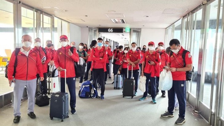 Vietnamese athletes arrive in Japan for 2020 Tokyo Olympics - ảnh 1