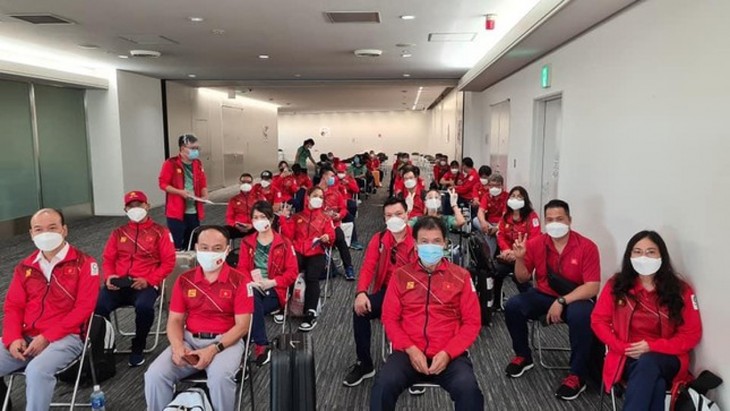 Vietnamese athletes arrive in Japan for 2020 Tokyo Olympics - ảnh 2