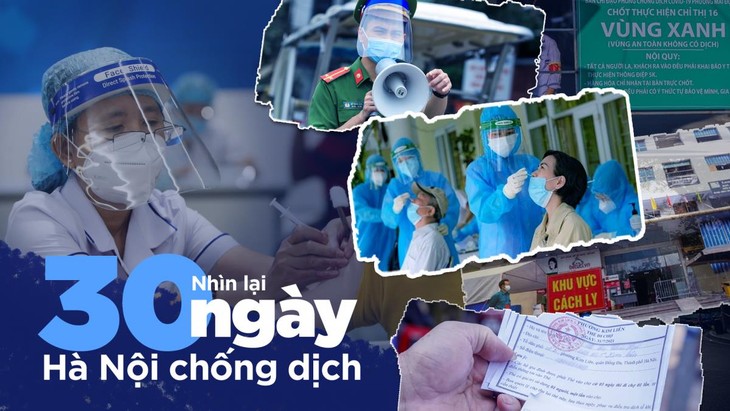 Nhìn lại 30 ngày Hà Nội chống dịch - ảnh 1