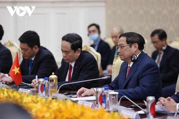 Toàn cảnh chuyến thăm chính thức Campuchia của Thủ tướng Phạm Minh Chính - ảnh 6