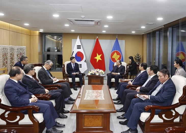 Việt Nam - Hàn Quốc nâng cấp quan hệ lên Đối tác chiến lược toàn diện - ảnh 19