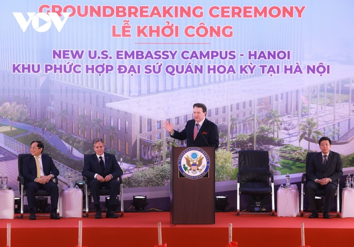 Ngoại trưởng Blinken khởi công trụ sở Đại sứ quán Mỹ mới ở Hà Nội - ảnh 5