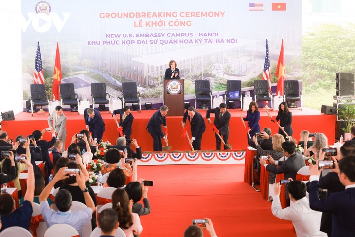 Ngoại trưởng Blinken khởi công trụ sở Đại sứ quán Mỹ mới ở Hà Nội - ảnh 7