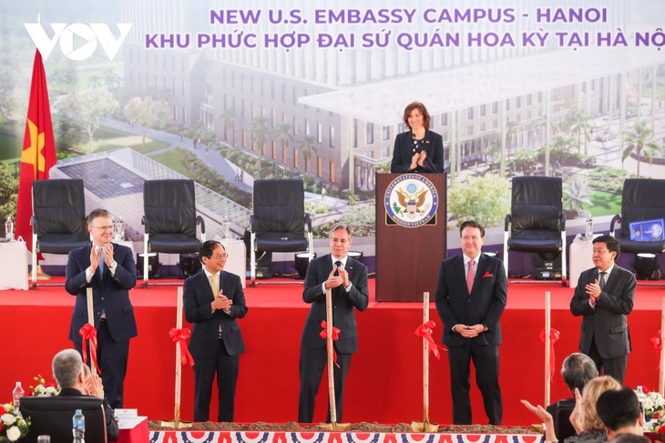 Ngoại trưởng Blinken khởi công trụ sở Đại sứ quán Mỹ mới ở Hà Nội - ảnh 8