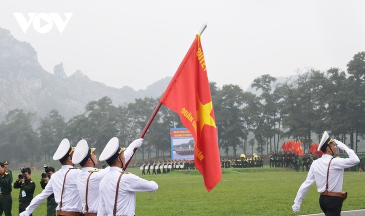 Hợp luyện diễu binh, diễu hành Kỷ niệm 70 năm Chiến thắng Điện Biên Phủ - ảnh 8