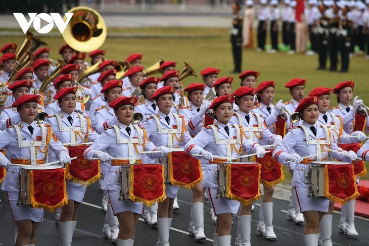 Hình ảnh diễu binh ấn tượng tại lễ kỷ niệm 70 năm Chiến thắng Điện Biên Phủ - ảnh 14