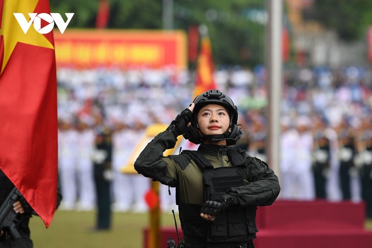 Hình ảnh diễu binh ấn tượng tại lễ kỷ niệm 70 năm Chiến thắng Điện Biên Phủ - ảnh 16
