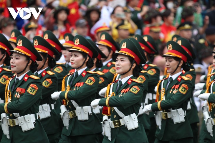 Hình ảnh diễu binh ấn tượng tại lễ kỷ niệm 70 năm Chiến thắng Điện Biên Phủ - ảnh 9
