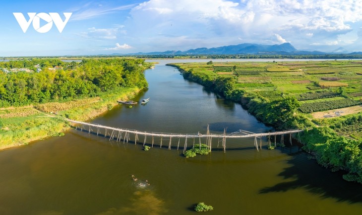 Nét đẹp bình yên bên cây cầu tre thôn Cẩm Đồng - ảnh 6
