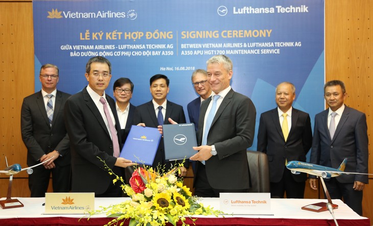 German firm to provide technical support for Vietnam Airlines’ Airbus A350 - ảnh 1
