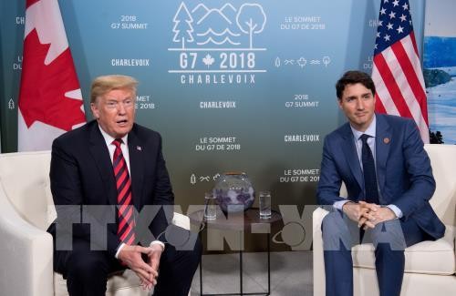 Trudeau, Trump discuss Canadians detained in China - ảnh 1