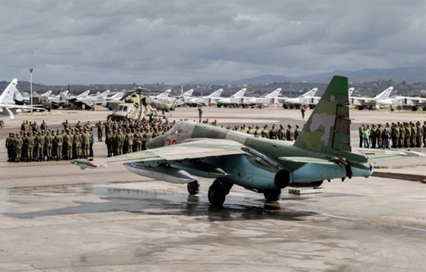Russia bolsters new Syria base on Turkish border - ảnh 1