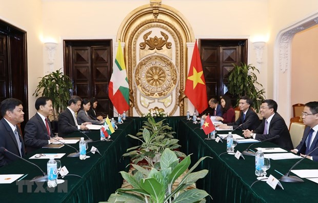 Vietnam, Myanmar hold deputy minister level political consultation - ảnh 1