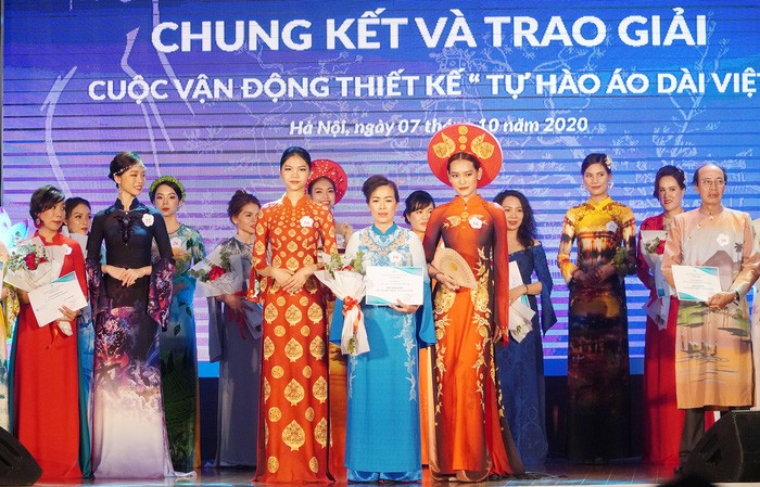 Winners of “Proud of Vietnamese Ao Dai” contest announced  - ảnh 1