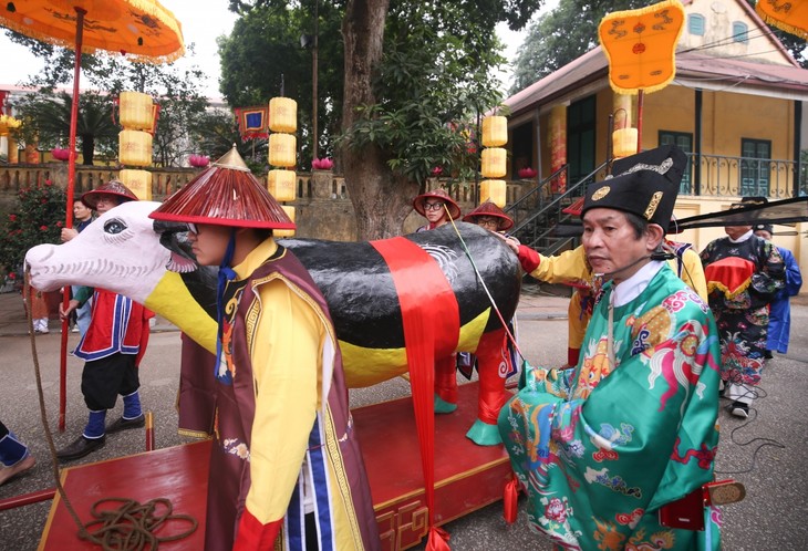 Lion dance and “Tien Xuan Nguu” ritual to welcome Lunar New Year  - ảnh 6