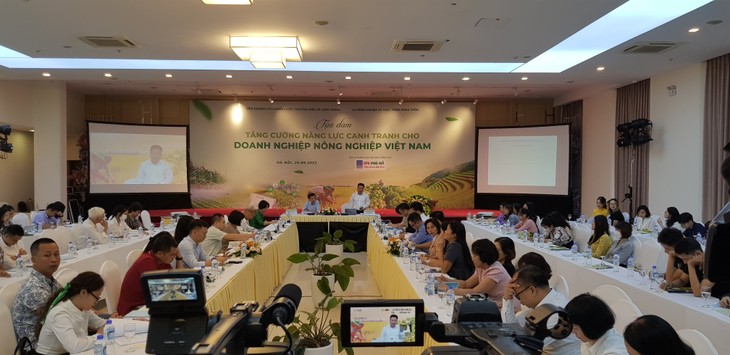 Workshop on enhancing competitiveness for Vietnamese agricultural enterprises opens - ảnh 1