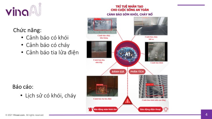 Vietnamese company launches AI for accurate fire detection - ảnh 1