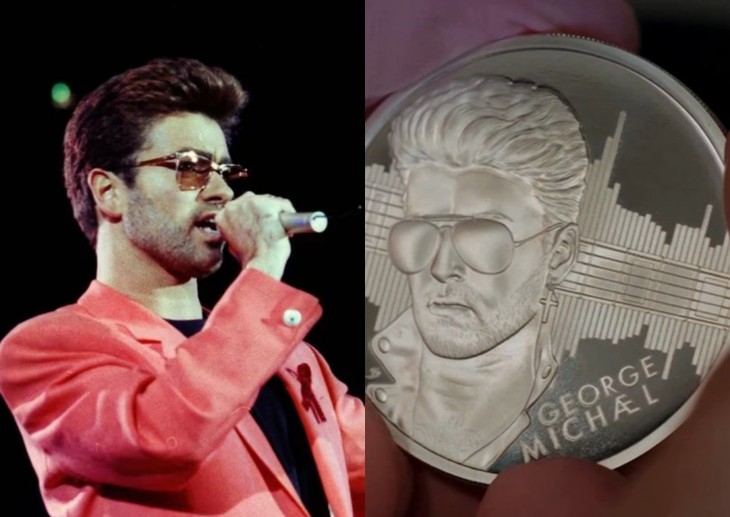 George Michael honoured with UK collectible coin  - ảnh 1