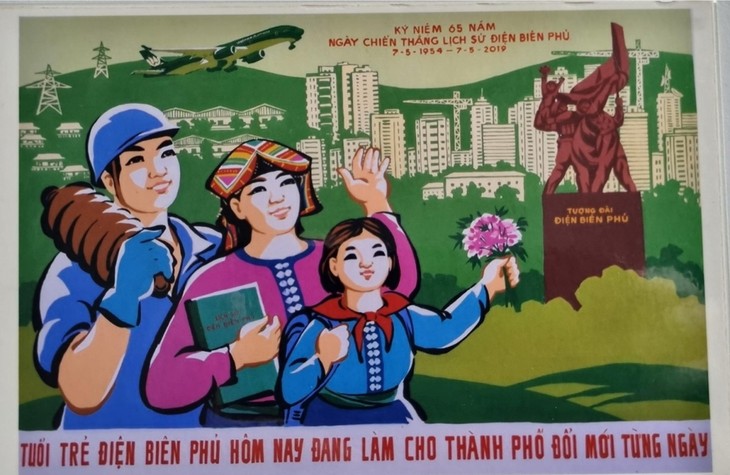 Veteran artist depicts Dien Bien Phu Victory in propaganda posters - ảnh 2