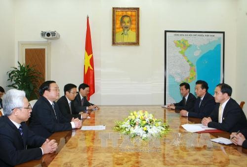 Phó Thủ tướng Hoàng Trung Hải tiếp Thứ trưởng Ngoại giao CHDCND Triều Tiên  - ảnh 1