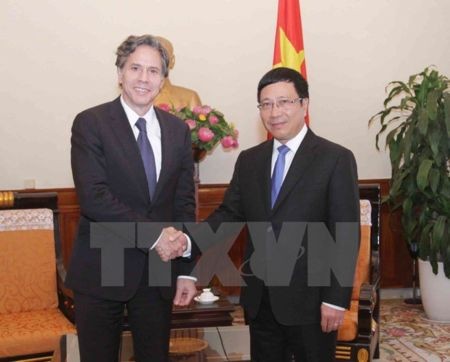 Thứ trưởng thứ Nhất Bộ Ngoại giao Hoa Kỳ Antony Blinken làm việc tại Việt Nam - ảnh 1