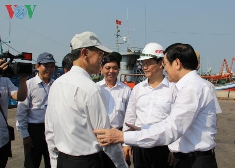 Chủ tịch nước Trương Tấn Sang thăm và làm việc tại tỉnh Bà Rịa-Vũng Tàu - ảnh 1