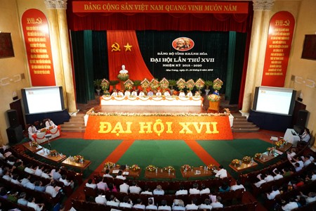Khai mạc Đại hội Đảng bộ tỉnh Khánh Hòa, Cà Mau - ảnh 1