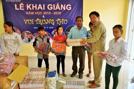 Khai trương Trường Tiểu học Hữu nghị Việt Nam Khmer tỉnh Siem Reap, Campuchia - ảnh 5