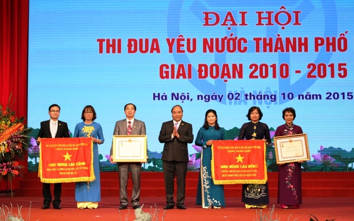 Hà Nội tổ chức Đại hội thi đua yêu nước giai đoạn 2010-2015 - ảnh 1
