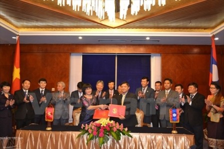 Lãnh đạo Lào đánh giá cao kết quả hợp tác giữa hai Bộ Tư pháp Việt Nam và Lào  - ảnh 1