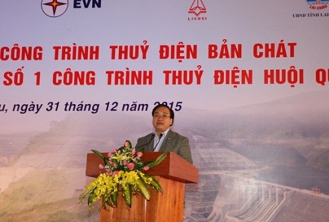 Phó Thủ tướng Hoàng Trung Hải dự Lễ khánh thành thủy điện Bản Chát - ảnh 1