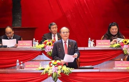 Thông cáo báo chí ngày làm việc thứ hai của Đại hội XII của Đảng Cộng sản Việt Nam - ảnh 1