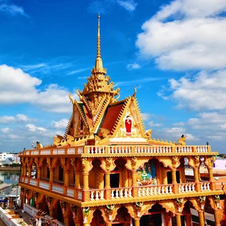 Độc đáo các ngôi chùa Khmer ở Đồng bằng sông Cửu Long - ảnh 1