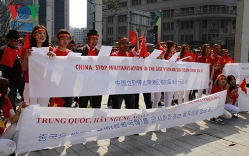 Ngày 3/4, người Việt tại Hàn Quốc sẽ biểu tình phản đối Trung Quốc quân sự hóa ở Biển Đông - ảnh 1