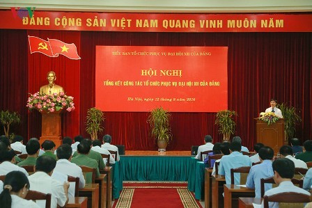 Tổng kết công tác tổ chức phục vụ Đại hội XII của Đảng Cộng sản Việt Nam - ảnh 1